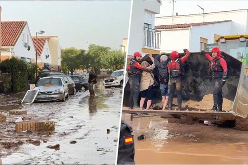 el paso de la DANA por los municipios de Valencia